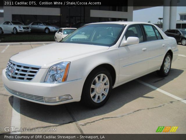 2011 Cadillac DTS  in Cotillion White