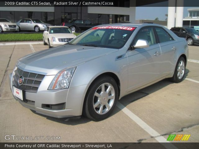 2009 Cadillac CTS Sedan in Radiant Silver