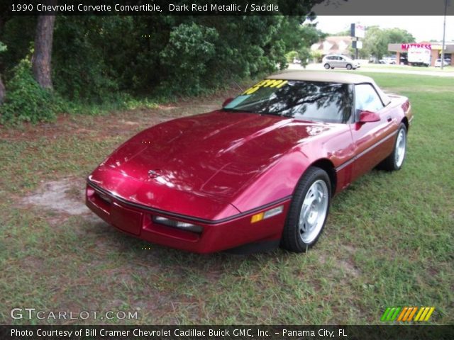 1990 Chevrolet Corvette Convertible in Dark Red Metallic