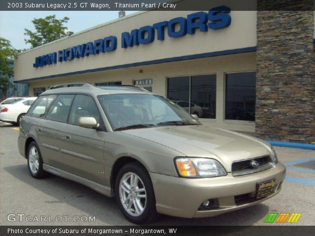 2003 Subaru Legacy 2.5 GT Wagon in Titanium Pearl