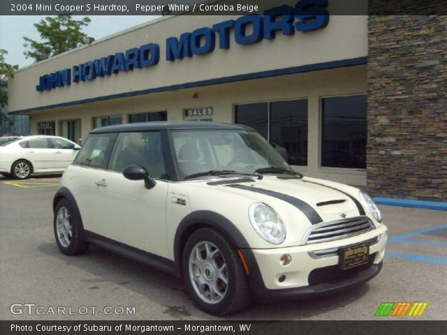 2004 Mini Cooper S Hardtop in Pepper White
