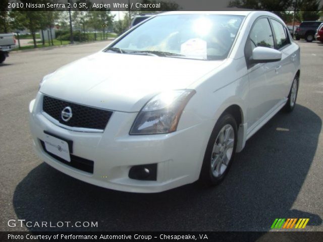 2010 Nissan Sentra 2.0 SR in Aspen White