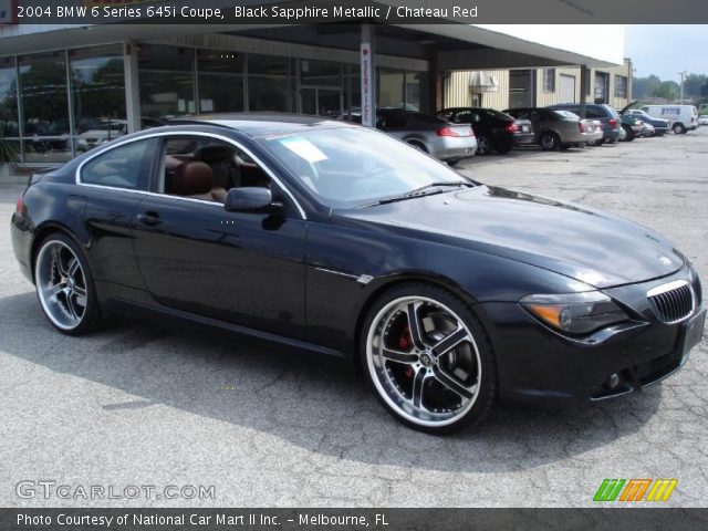 2004 BMW 6 Series 645i Coupe in Black Sapphire Metallic
