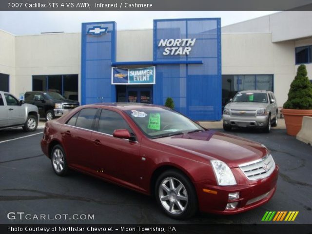 2007 Cadillac STS 4 V6 AWD in Infrared