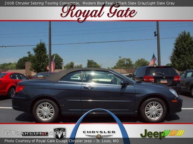 2008 Chrysler Sebring Touring Convertible in Modern Blue Pearl