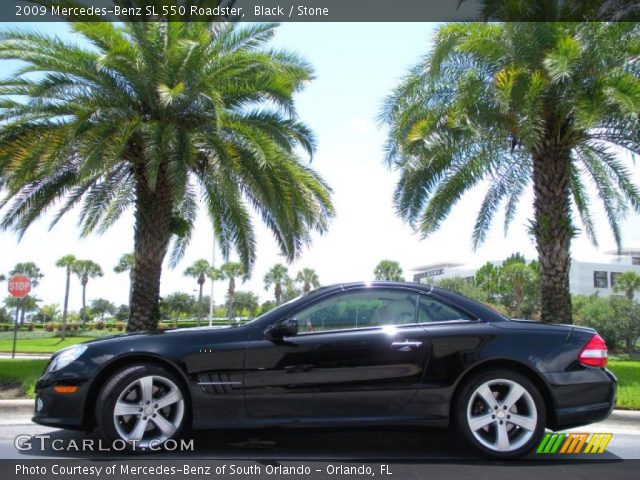 2009 Mercedes-Benz SL 550 Roadster in Black