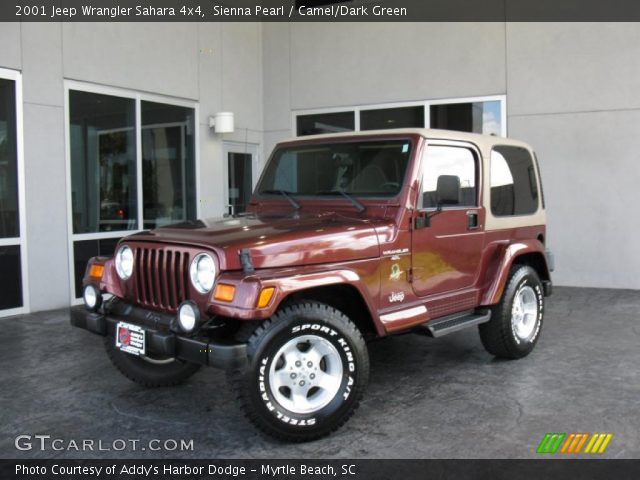 2001 Jeep Wrangler Sahara 4x4 in Sienna Pearl