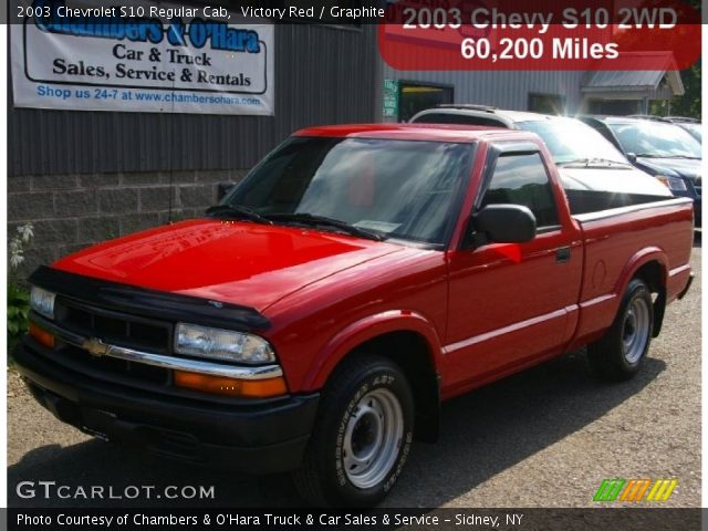 2003 Chevrolet S10 Regular Cab in Victory Red