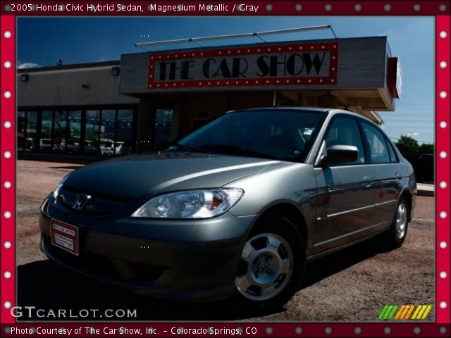 2005 Honda Civic Hybrid Sedan in Magnesium Metallic