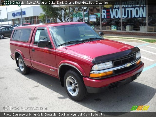 2003 Chevrolet S10 LS Regular Cab in Dark Cherry Red Metallic
