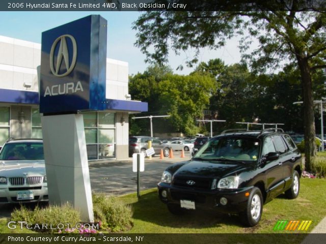 2006 Hyundai Santa Fe Limited 4WD in Black Obsidian