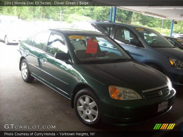 2001 Honda Civic EX Sedan in Clover Green