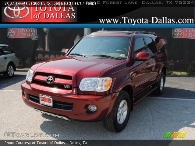 2007 Toyota Sequoia SR5 in Salsa Red Pearl