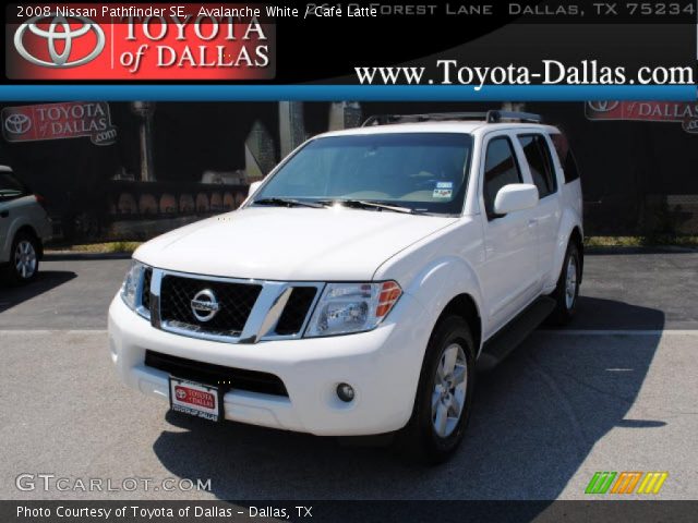 2008 Nissan Pathfinder SE in Avalanche White
