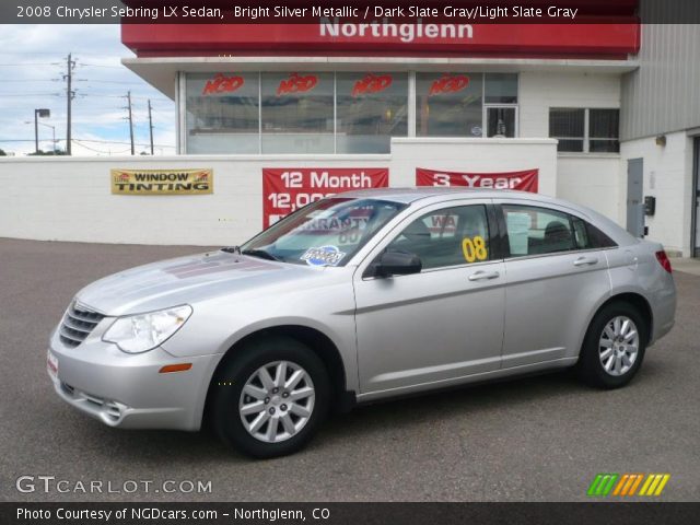 2008 Chrysler Sebring LX Sedan in Bright Silver Metallic