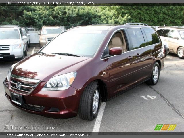 2007 Honda Odyssey EX-L in Dark Cherry Pearl