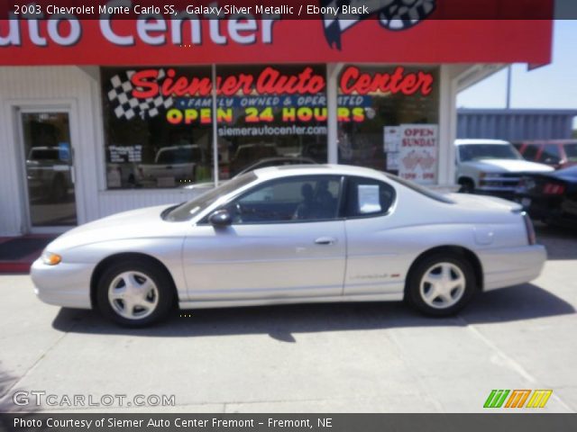 2003 Chevrolet Monte Carlo SS in Galaxy Silver Metallic