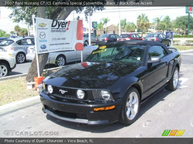 2007 Ford Mustang GT/CS California Special Convertible in Black