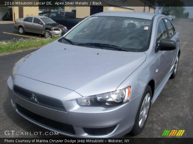 2010 Mitsubishi Lancer DE in Apex Silver Metallic