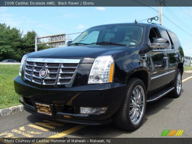 2008 Cadillac Escalade AWD in Black Raven