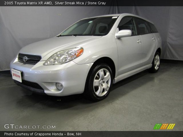 2005 Toyota Matrix XR AWD in Silver Streak Mica