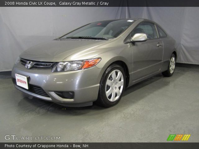 2008 Honda Civic LX Coupe in Galaxy Gray Metallic