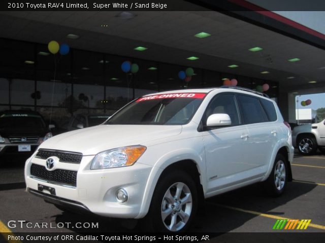 2010 Toyota RAV4 Limited in Super White