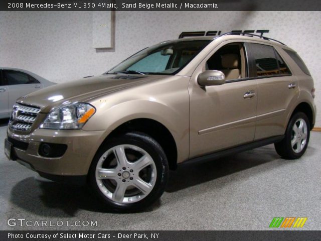 2008 Mercedes-Benz ML 350 4Matic in Sand Beige Metallic