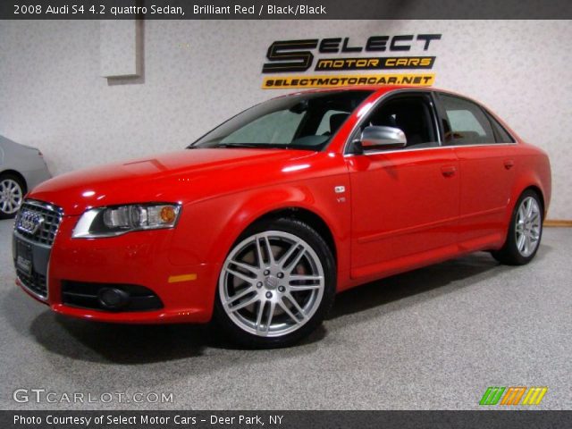 2008 Audi S4 4.2 quattro Sedan in Brilliant Red