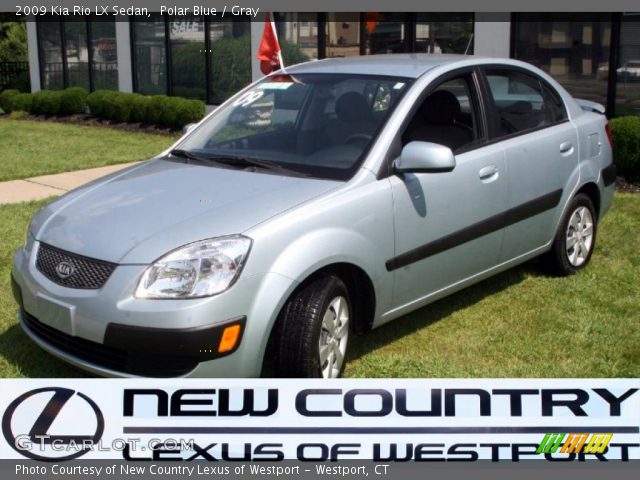 2009 Kia Rio LX Sedan in Polar Blue