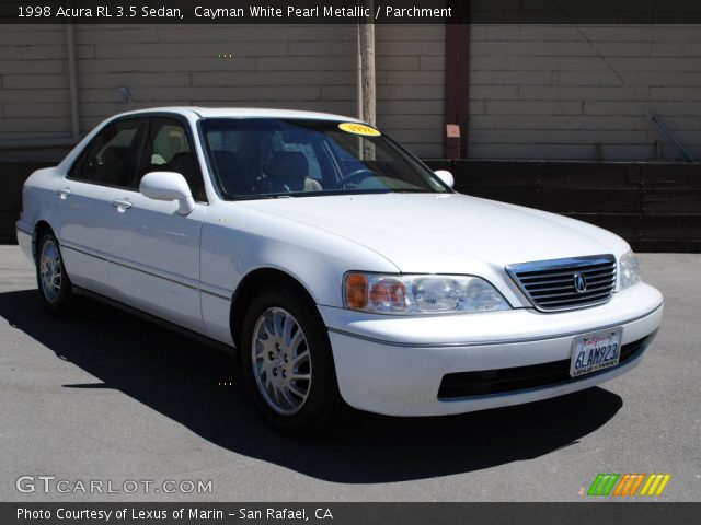 1998 Acura RL 3.5 Sedan in Cayman White Pearl Metallic