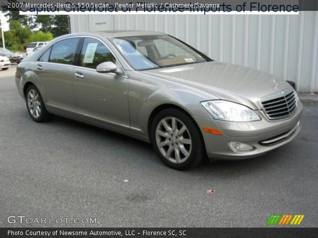 2007 Mercedes-Benz S 550 Sedan in Pewter Metallic