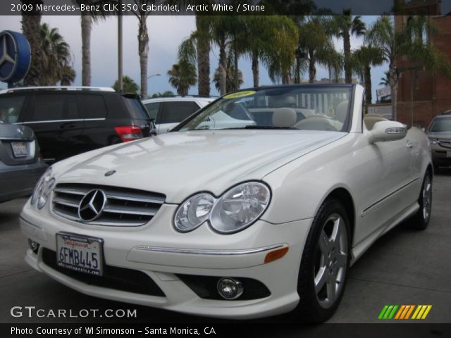 2009 Mercedes-Benz CLK 350 Cabriolet in Arctic White
