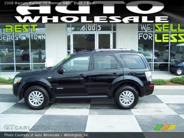2008 Mercury Mariner V6 Premier 4WD in Black