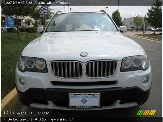 2007 BMW X3 3.0si in Alpine White