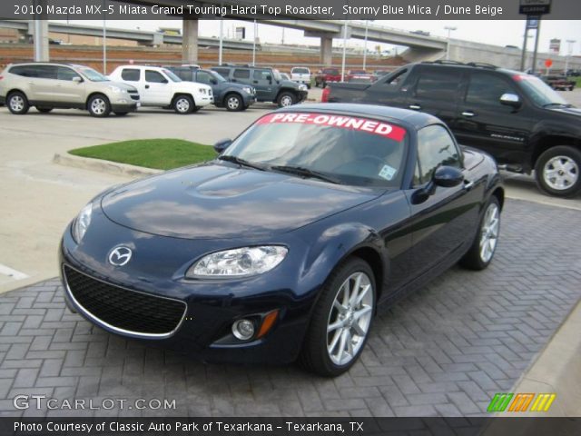 2010 Mazda MX-5 Miata Grand Touring Hard Top Roadster in Stormy Blue Mica