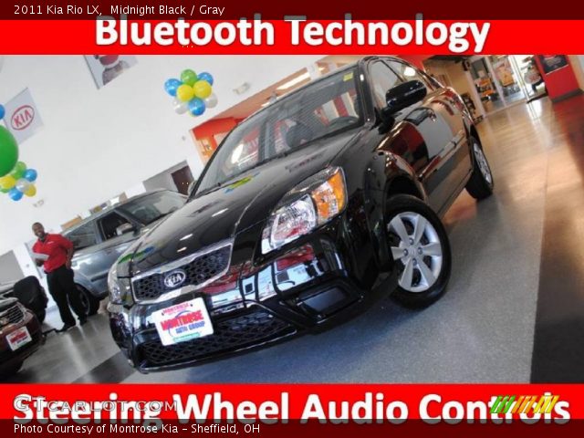 2011 Kia Rio LX in Midnight Black