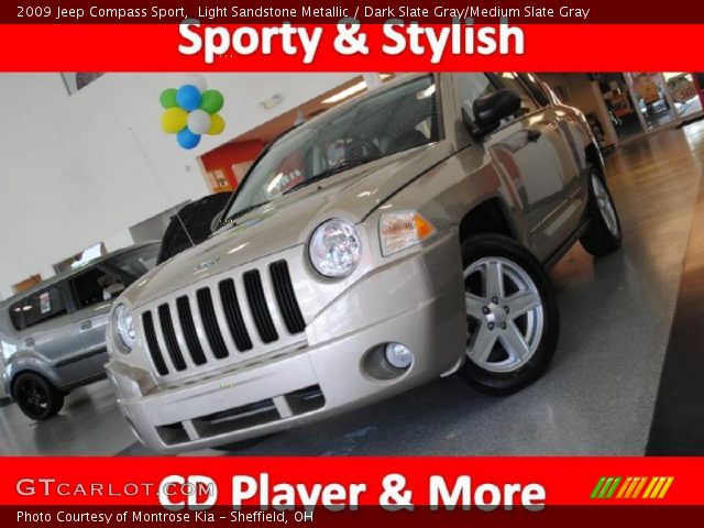 2009 Jeep Compass Sport in Light Sandstone Metallic