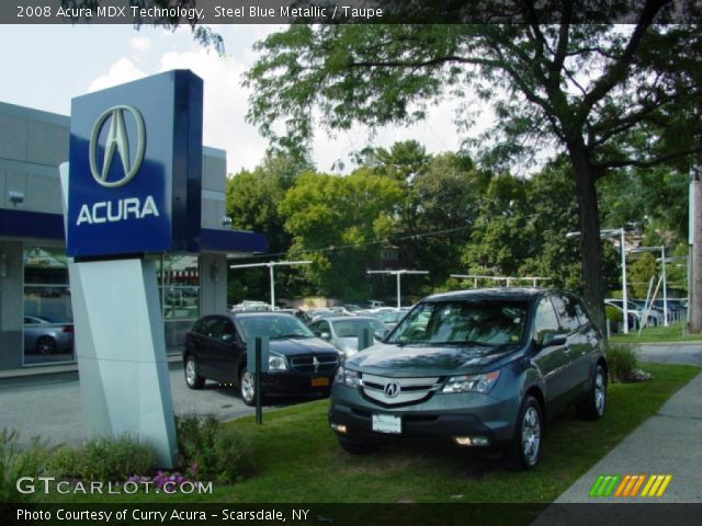 2008 Acura MDX Technology in Steel Blue Metallic