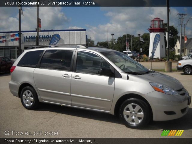 2008 Toyota Sienna LE in Silver Shadow Pearl