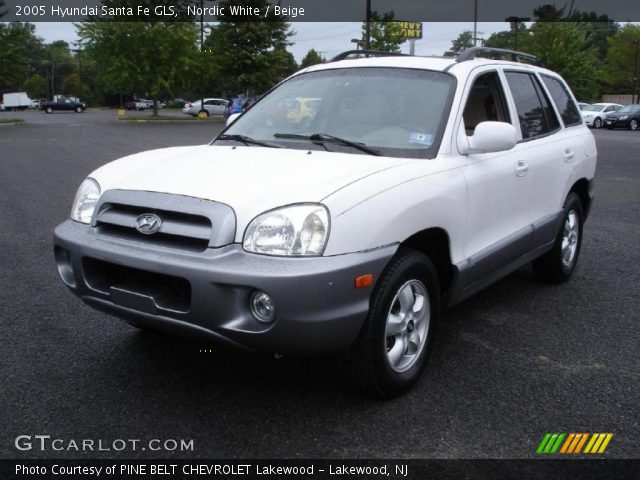 2005 Hyundai Santa Fe GLS in Nordic White