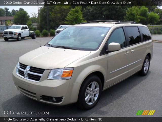 2010 Dodge Grand Caravan SXT Crew in White Gold Pearl