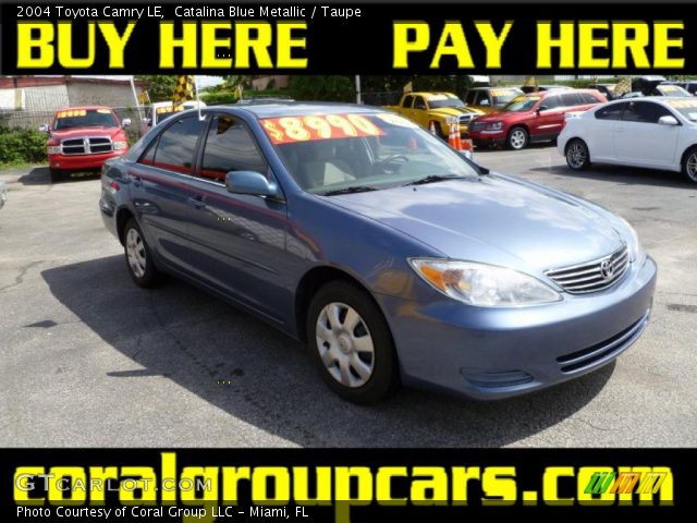 2004 Toyota Camry LE in Catalina Blue Metallic