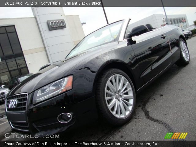 2011 Audi A5 2.0T Convertible in Brilliant Black