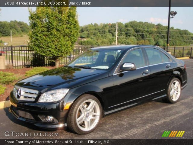 2008 Mercedes-Benz C 300 Sport in Black