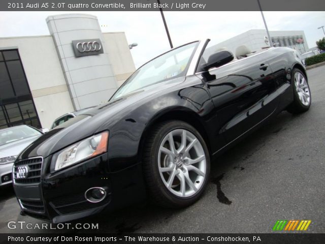 2011 Audi A5 2.0T quattro Convertible in Brilliant Black
