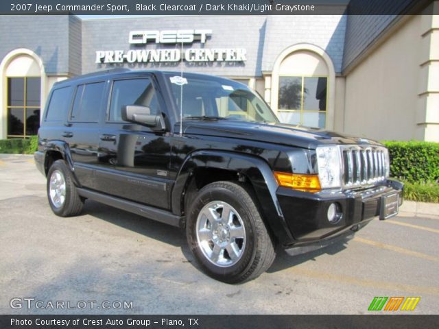 2007 Jeep Commander Sport in Black Clearcoat