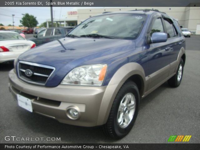 2005 Kia Sorento EX in Spark Blue Metallic
