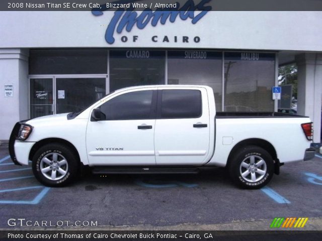 2008 Nissan Titan SE Crew Cab in Blizzard White