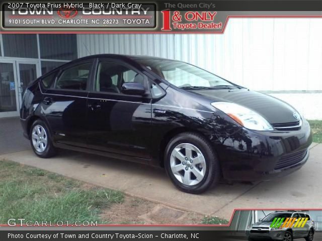 2007 Toyota Prius Hybrid in Black